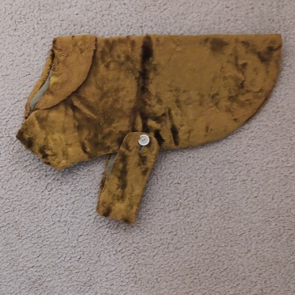 Vintage Hand Made Faux Fur Dog Coat - Picture 1 of 8